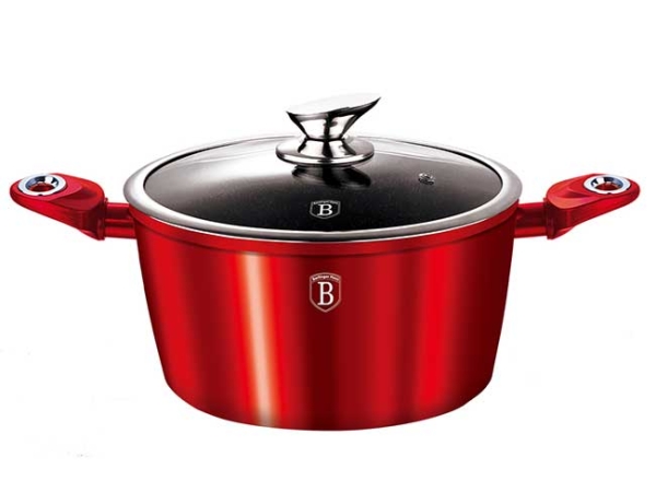 GARNEK GRANITOWY 30cm BERLINGERHAUS BURGUNDY METALLIC BH-6192