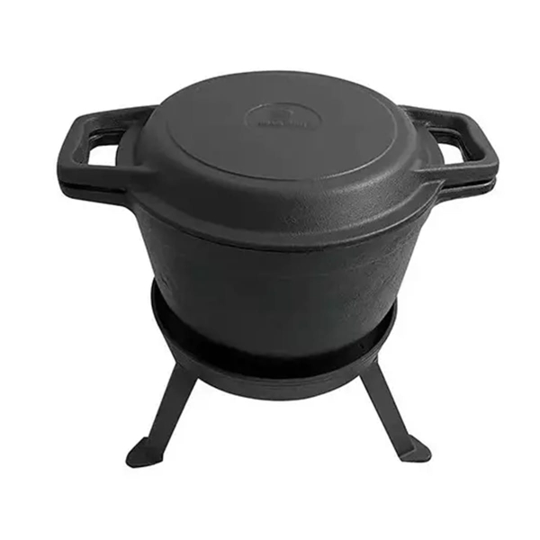 KOCIOŁEK ŻELIWNY GARNEK MYŚLIWSKI 8L KINGHOFF KH-1733 WIELOFUNKCYJNY 