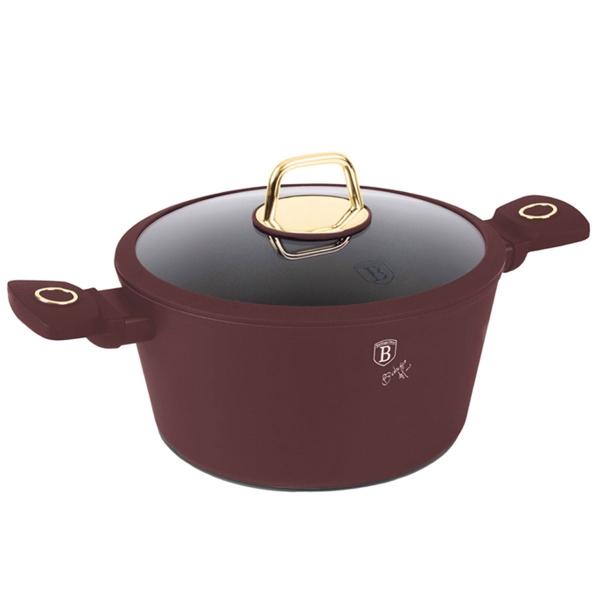 GARNEK TYTANOWY Z POKRYWĄ 30cm BERLINGER HAUS BH-8043 LEONARDO