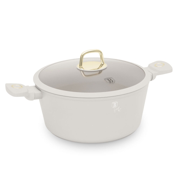 GARNEK TYTANOWY Z POKRYWĄ 28cm BERLINGER HAUS BH-8072 SAHARA 