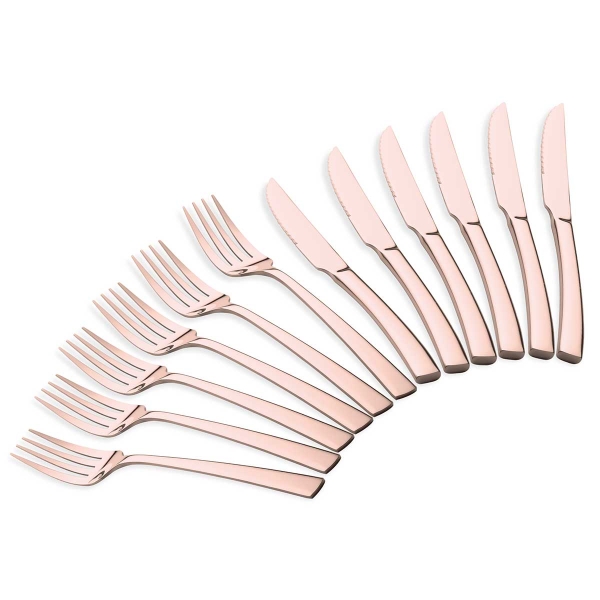 ZESTAW SZTUĆCÓW SZTUĆCE DO STEKÓW 12 szt. BERLINGER HAUS BH-3088