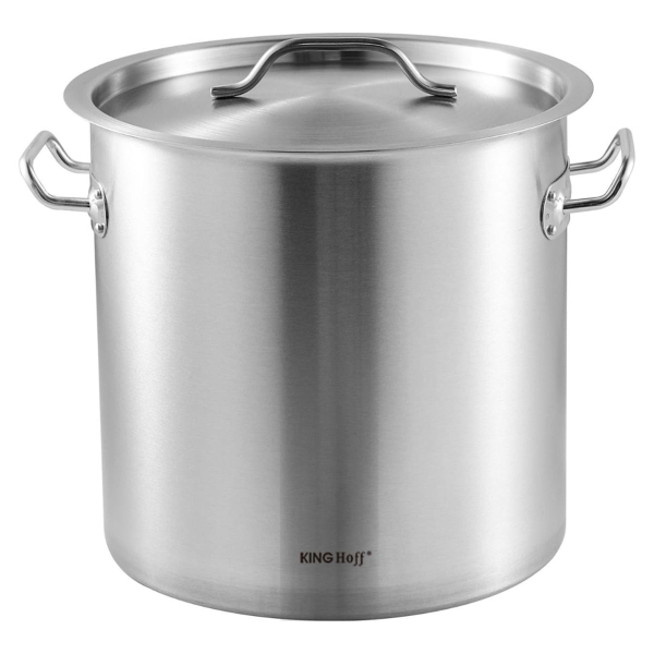 GARNEK GASTRONOMICZNY Z POKRYWĄ STALOWĄ 21L KINGHOFF KH-1962