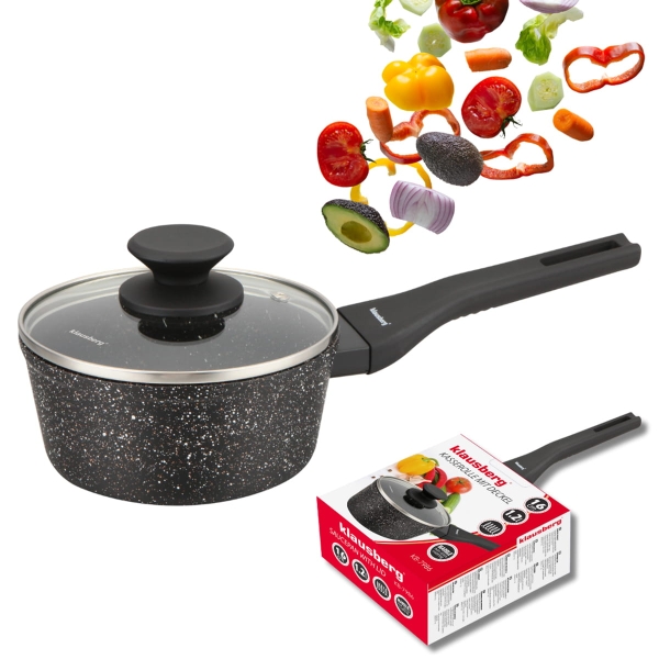 RONDELEK MARMUROWY 1,2l Z POKRYWĄ KLAUSBERG KB-7986