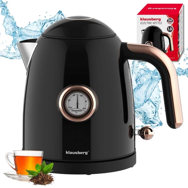 CZAJNIK ELEKTRYCZNY 1L Z TERMOMETREM KLAUSBERG KB-9017