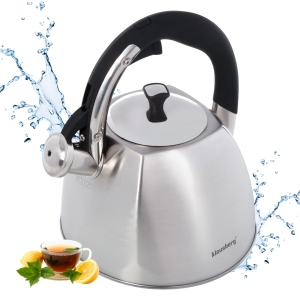 CZAJNIK Z GWIZDKIEM KLAUSBERG 2,2L KB-7409