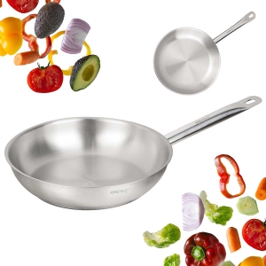 PATELNIA ZE STALI NIERDZEWNEJ 21CT 24cm KINGHOFF KH-2019 GASTRO