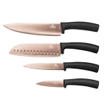 ZESTAW 4 NOŻY KUCHENNYCH BERLINGER HAUS BH-2385 BLACK ROSE