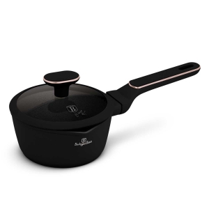 RONDELEK TYTANOWY 16cm Z POKRYWĄ BERLINGER HAUS BH-8350 BLACK ROSE