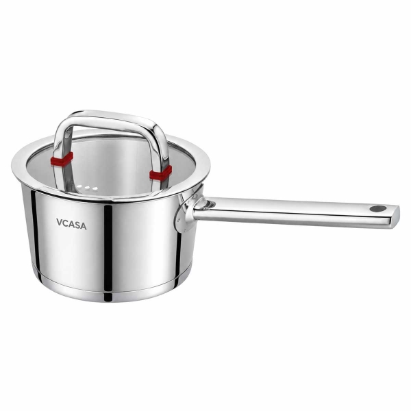 RONDEL STALOWY Z POKRYWĄ 16cm 1,6L VCASA VC-90101 SIERRA